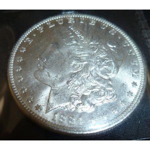1884 O Morgan Silver Dollar High Grade Sealed in Plastic
